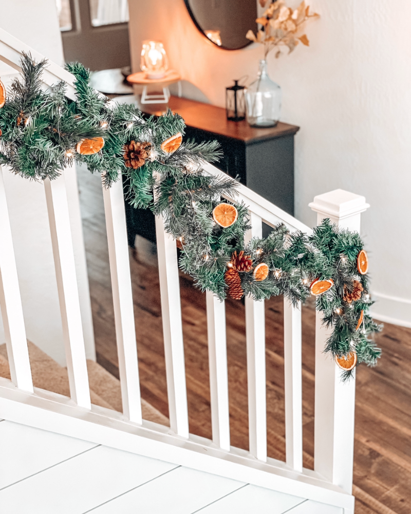 dried orange garland