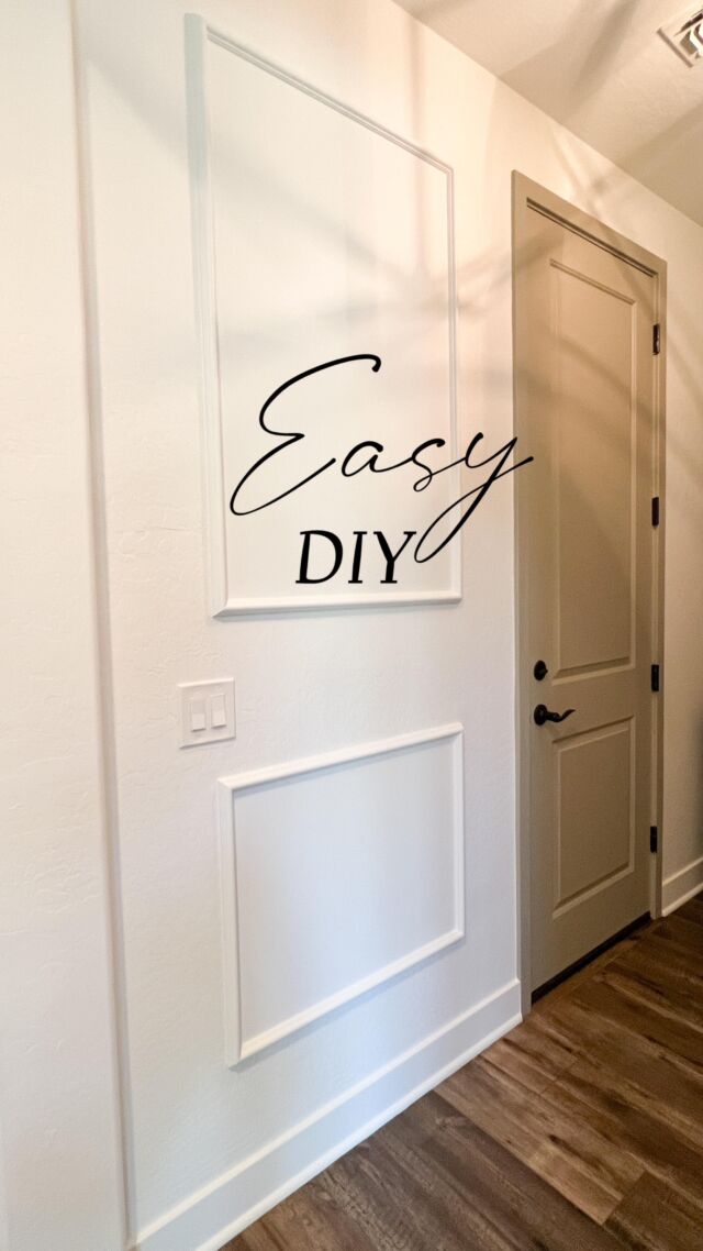 ✨First 𝗦𝗔𝗩𝗘 this for later!! ✔️📍

If you’ve been wanting to try an easy DIY that will have a big impact, this is it friends!! I was planning on buying the trim pieces and cutting them to size, but I came across these precut panel rails at Lowes. This saved so much time and was a no brainer!! 🙌🏻

This was probably the fastest DIY we’ve ever done! 😂

If you’d like to give this a try, Comment 🌟PANEL🌟and I’ll send the exact products used to your DM!! [make sure you’re Following to receive link ]

Have a great day friends!! 🫶🏻

‌

▪️As always you can shop my posts by tapping the link in my bio

▪️ Hit the FOLLOW button to be inspired by an affordable, attainable, cozy home!!

▪️Tap the 🩷 Like button & Share if this inspires you

▪️SAVE to find me later!

.

.

.

.

#designinspo #easyDIY #homedesign #picturemolding #neutralhomedecor #DIYprojects #interiorinspo #makehomeyours #lowes 

Picture Frame Molding | Home Decor | Neutral Home | Transitional Home | Interior Design | Home DIY Tips | Home Inspiration | Hallway Decor